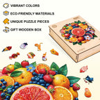 Fruit Party Wooden Jigsaw Puzzle