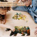 Forest Bear Wooden Jigsaw Puzzle