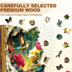 Whispering Wings Wooden Jigsaw Puzzle