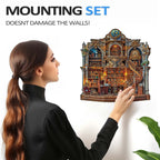 Gothic Revival Bookstore Wooden Jigsaw Puzzle