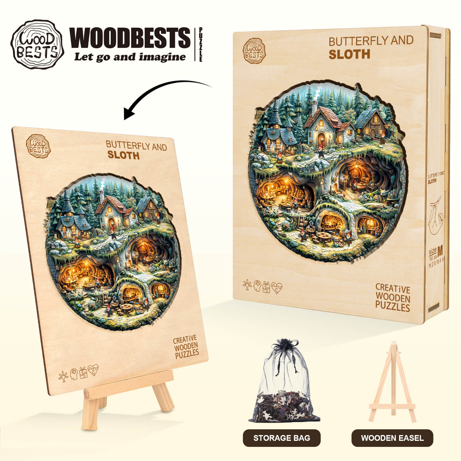 Goblin house Wooden Jigsaw Puzzle
