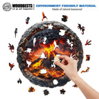 3D Volcanic Eruption Wooden Jigsaw Puzzle