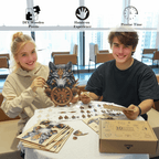 Gray Wolf– DIY Wooden Clock, 3D Puzzle Craft Kit