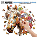 Gentle Horse Wooden Jigsaw Puzzle