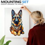 German Shepherd Wooden Jigsaw Puzzle