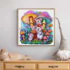 Mouse Family Wooden Jigsaw Puzzle