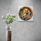 3D Raccoon on Vacation Wooden Jigsaw Puzzle