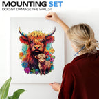 Highland Cattle Family 2 Wooden Jigsaw Puzzle