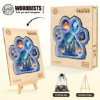 Polar bear tracks  Wooden Jigsaw Puzzle
