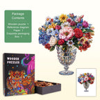 Goblet Bouquet Wooden Jigsaw Puzzle