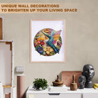 Hummingbird embroidery Wooden Jigsaw Puzzle