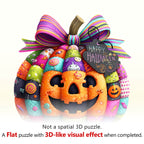 Halloween Pumpkin Gift Pack Wooden Jigsaw Puzzle