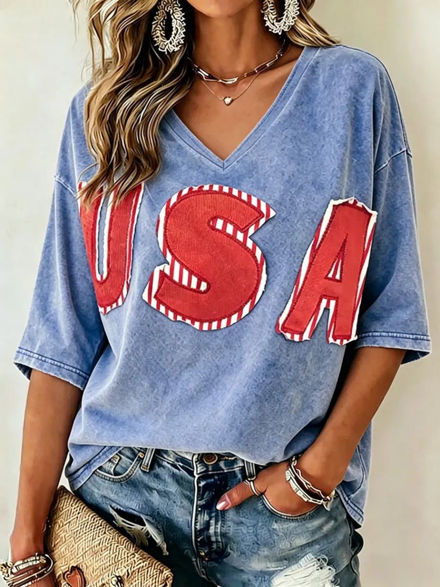 Women's 250 Years Printed Short Sleeve T-shirt
