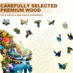 Spring Butterflies Wooden Jigsaw Puzzle