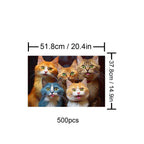 Kitties 500 / 1000 Piece Puzzle