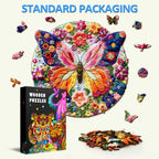 Woven Butterfly Wooden Jigsaw Puzzle