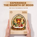 Rabbit House Wooden Jigsaw Puzzle