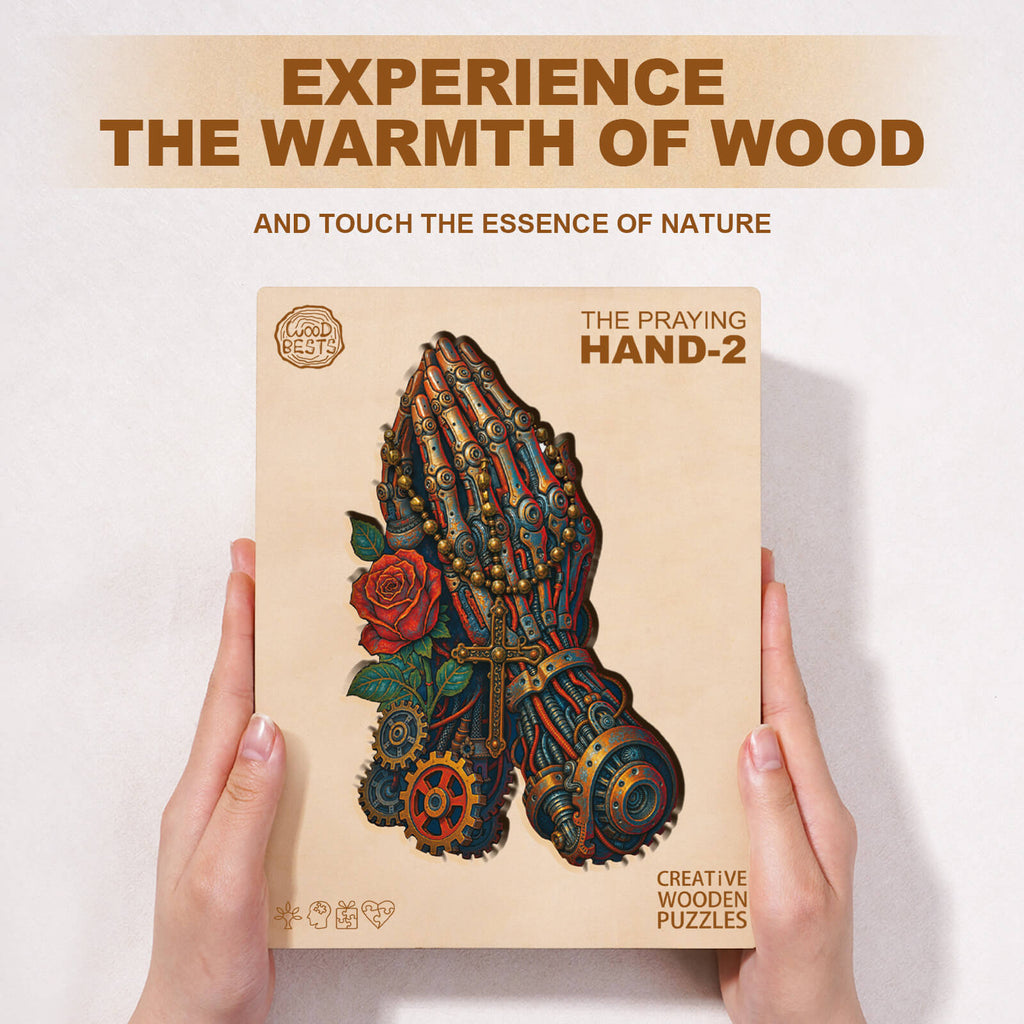 The Praying Hand-2 Wooden Jigsaw Puzzle