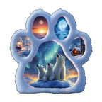 Polar bear tracks  Wooden Jigsaw Puzzle