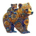 Mother Bear Wooden Jigsaw Puzzle