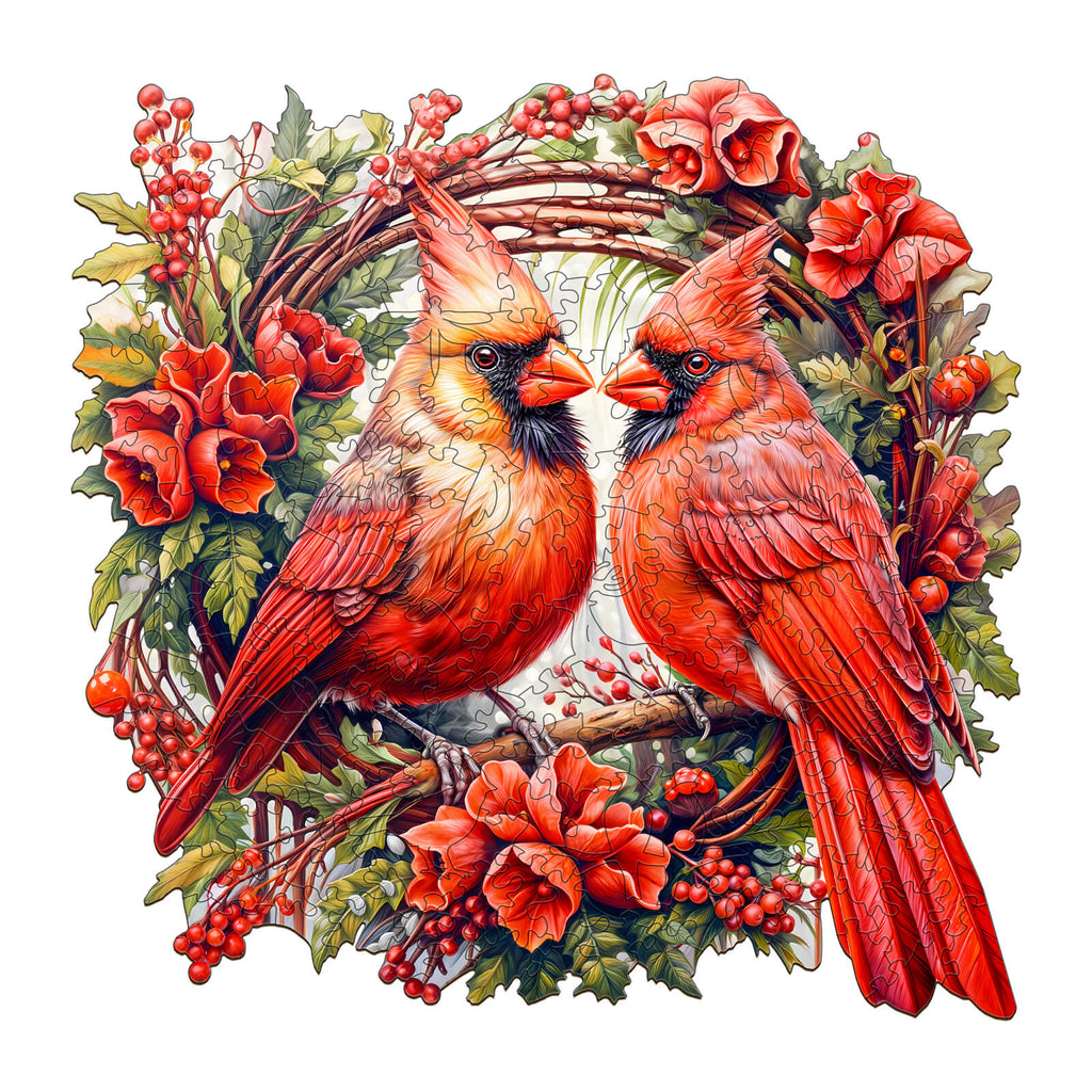 Cardinal Wooden Jigsaw Puzzle