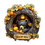 Orange Bear Wooden Jigsaw Puzzle