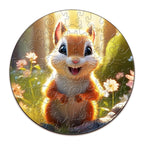 Cute Squirrel Children's Wooden Jigsaw Puzzle