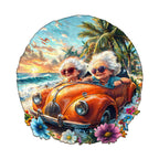 Happy grandma-2 Wooden Jigsaw Puzzle