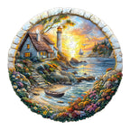 3D Sea island Wooden Jigsaw Puzzle