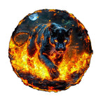 Flame Panther Wooden Jigsaw Puzzle