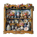 Porcelain Treasures Wooden Jigsaw Puzzle