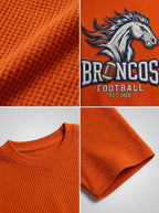Men's Denver Broncos Horse Logo Football Est 1960 Printed T-shirt