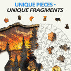 Woodcarving Bear Wooden Jigsaw Puzzle