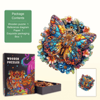 Gear Butterfly Wooden Jigsaw Puzzle