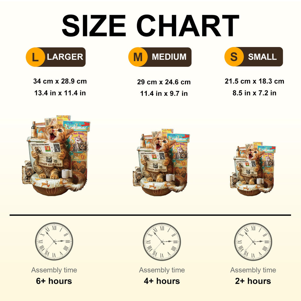 Toilet Times Wooden Jigsaw Puzzle