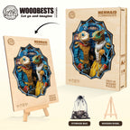 Mermaid Commander Wooden Jigsaw Puzzle
