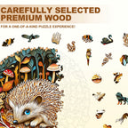 Forest Dreamers- Hedgehog Wooden Jigsaw Puzzle