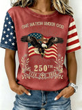 Retro 250th Anniversary Print Women's T-Shirt