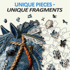 Denim Horse Wooden Jigsaw Puzzle