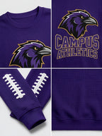 Unisex Baltimore Ravens Campus Athletics Raven Head Printed T-shirt