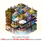 Shifting City Wooden Jigsaw Puzzle