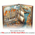 Paper channel Wooden Jigsaw Puzzle