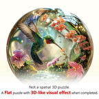 Hummy Raindrop Wooden Jigsaw Puzzle