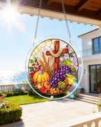 Harvest Blessings Light Suncatcher-Acrylic Window Art