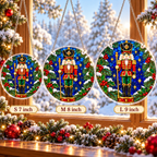 Christmas Acrylic Jigsaw Puzzle Suncatcher - Nutcracker Guard