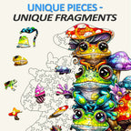 Frog Family Wooden Jigsaw Puzzle