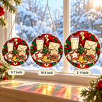 Christmas Acrylic Jigsaw Puzzle Suncatcher - Cookies for Santa