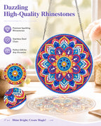 5D DIY Diamond Painting Suncatcher Kit - Radiant Mandala