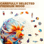 Bubble Goldfish Wooden Jigsaw Puzzle