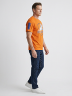 Men's Denver Broncos Football Shield Logo Printed T-shirt